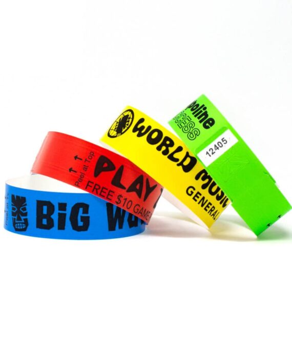 Printed Tyvek Paper Wristbands