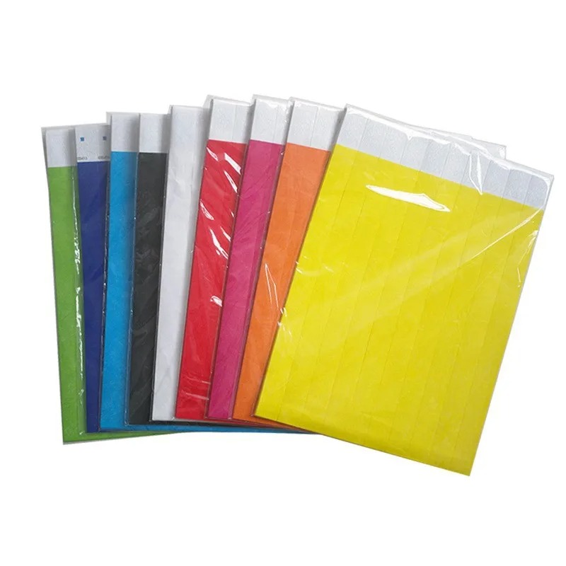 1000 pcs Unprinted Tyvek Paper Wristbands